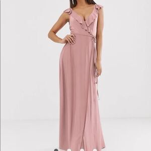 Maxi wrap dress